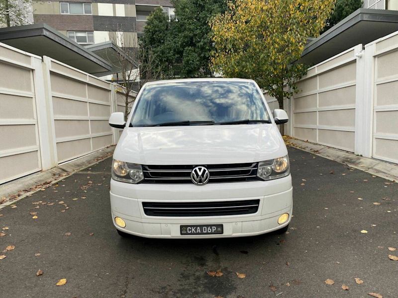 2013 Volkswagen Multivan T5 MY14 TDI400 DSG Highline White 7 Speed Sports Automatic Dual Clutch62935691589123111