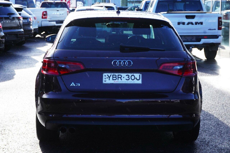 2015 Audi A3 8V MY15 Attraction Sportback S Tronic Red 7 Speed Sports Automatic Dual Clutch62937623495171114