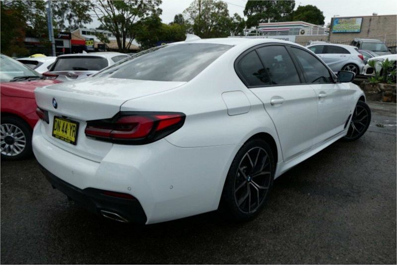 2022 BMW 5 G30 30d M Sport LCI White 8 Speed Auto Steptronic Sport Sedan62882726965122113