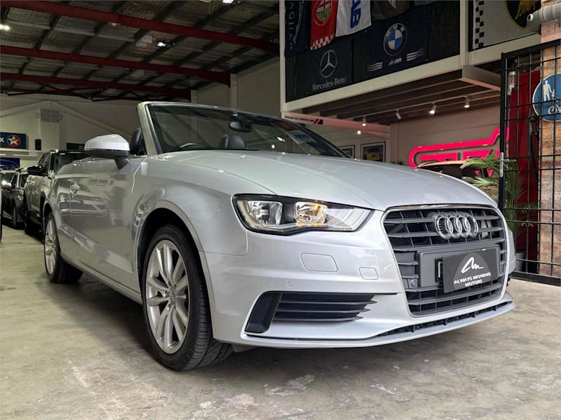 2014 Audi A3 8V 1.4 TFSI Attraction CoD Silver, Chrome 7 Speed Auto Direct Shift Cabriolet62933705155458111