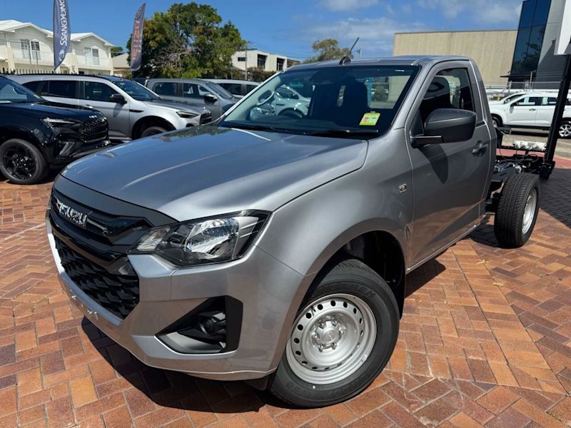2025 Isuzu D-MAX RG MY24 SX 4x2 High Ride Silver 6 Speed Sports Automatic Cab Chassis62885350692610112
