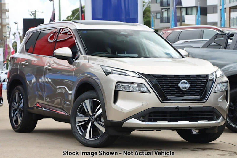 2025 Nissan X-Trail T33 MY25 Ti e-4ORCE e-POWER Champagne Silver 1 Speed Automatic Wagon Hybrid62933706024833110