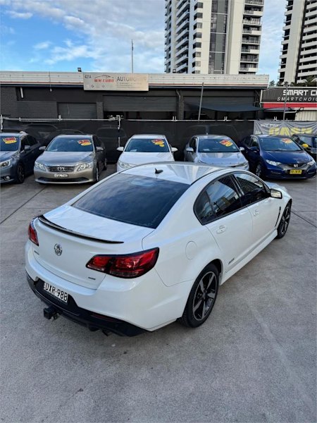 2016 Holden Commodore Vfii MY16 SV6 Black Edition White 6 Speed Automatic Sedan62936663592961114