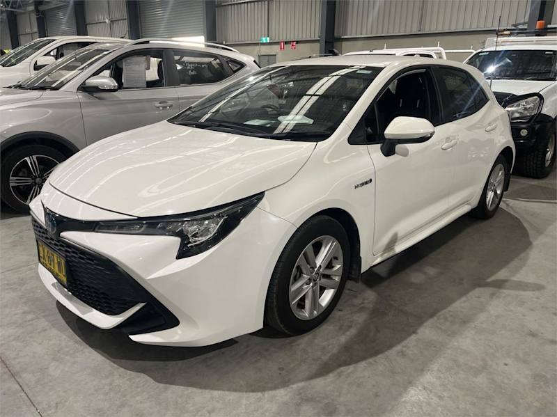 2020 Toyota Corolla ZWE211R Ascent Sport E-CVT Hybrid White 1 Speed Constant Variable Hatchback62935691804161112