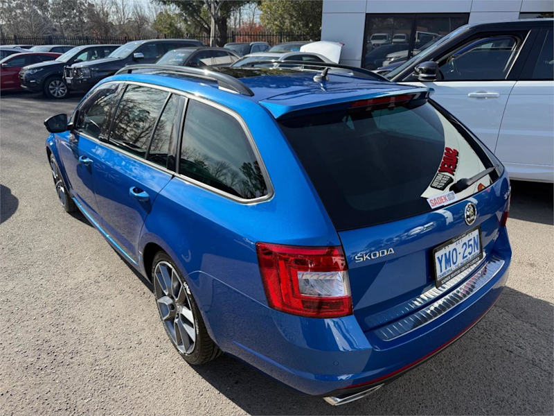 2015 Skoda Octavia NE MY15.5 RS DSG 135TDI Blue 6 Speed Sports Automatic Dual Clutch Wagon62935689232003111