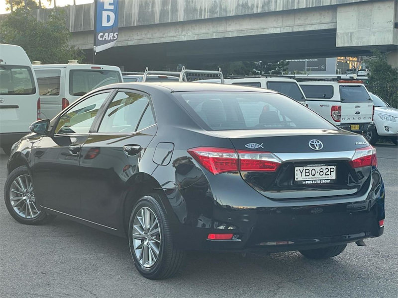 2014 Toyota Corolla ZRE172R SX S-CVT Black 7 Speed Constant Variable Sedan62882766635394113