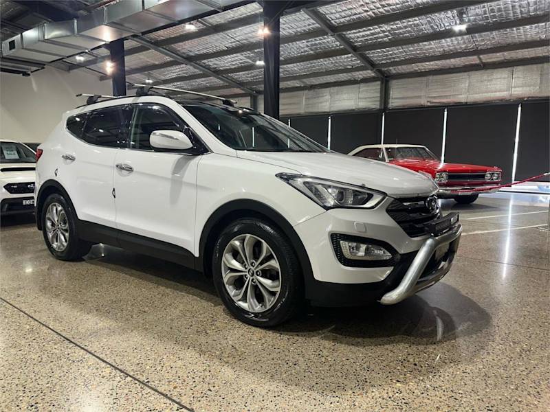 2013 Hyundai Santa Fe DM Highlander CRDi (4x4) White 6 Speed Automatic Wagon62937625149827112