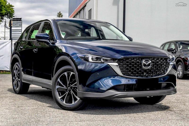 2025 Mazda CX-5 KF4WLA G25 SKYACTIV-Drive i-ACTIV AWD Touring Blue 6 Speed Sports Automatic Wagon62882728955778110