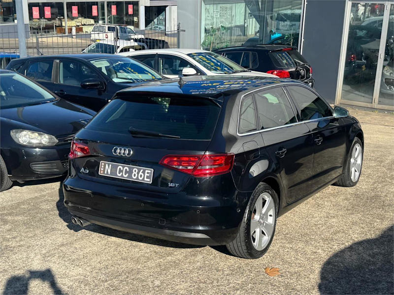 2014 Audi A3 8V MY14 Sportback 1.8 TFSI Ambition Black 7 Speed Auto Direct Shift Hatchback62934708138753111
