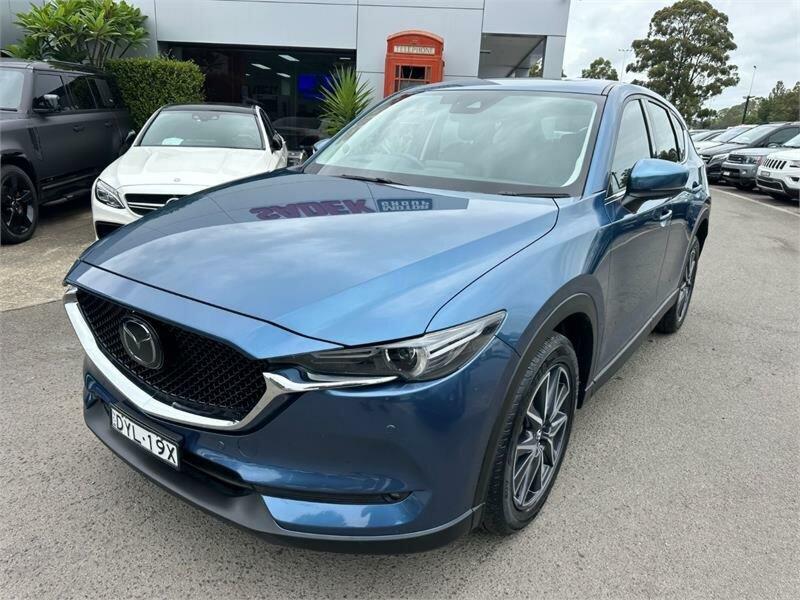 2018 Mazda CX-5 KF4W2A GT SKYACTIV-Drive i-ACTIV AWD Blue 6 Speed Sports Automatic Wagon62935689847041112