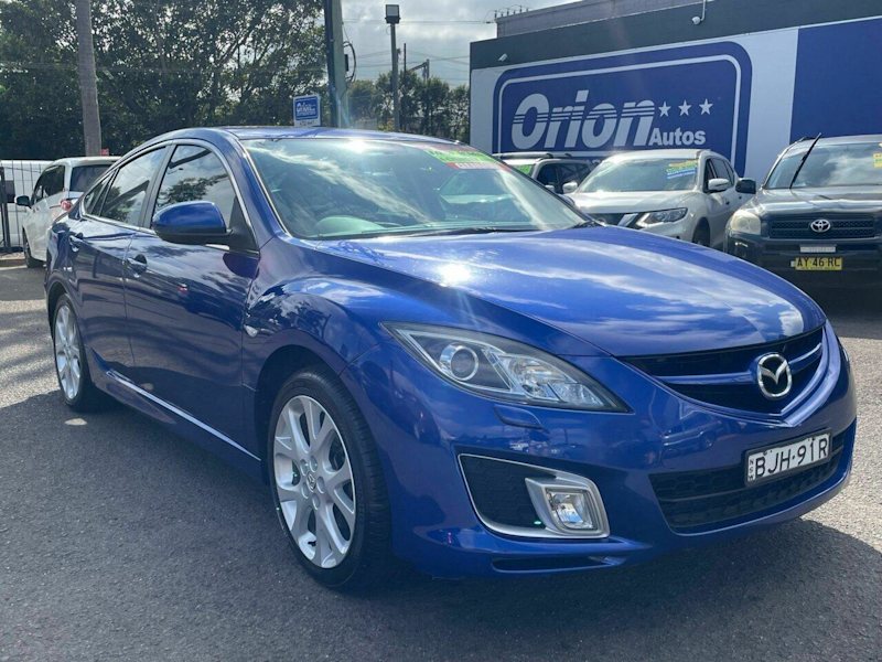 2008 MAZDA 6 LUXURY SPORTS, SEDAN, AUTOMATIC, ONLY 149,062KMS, REGO!!!, LEATHER INTERIOR, JUST SERVI62885349536131110
