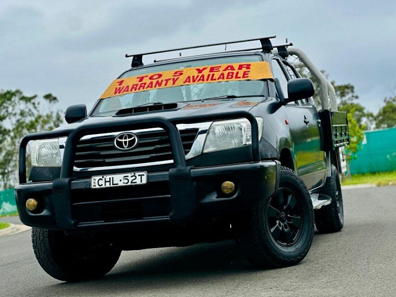 2012 Toyota Hilux KUN26R MY12 SR (4x4) Blue 5 Speed Manual Dual Cab Chassis62885350325250110