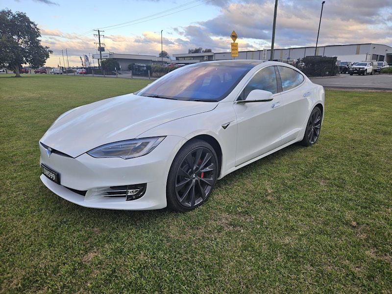 2018 Tesla Model S P100D Sportback Sedan AWD White 1 Speed Reduction Gear Hatchback62934696661123112