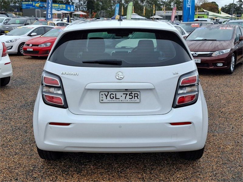 2017 Holden Barina TM MY17 LS White 6 Speed Automatic Hatchback62934705221378114