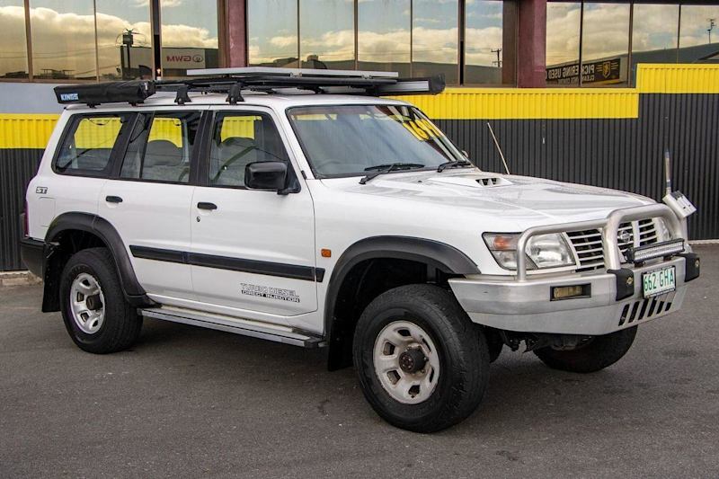 2001 Nissan Patrol GU II ST White Automatic Wagon62882735777411112