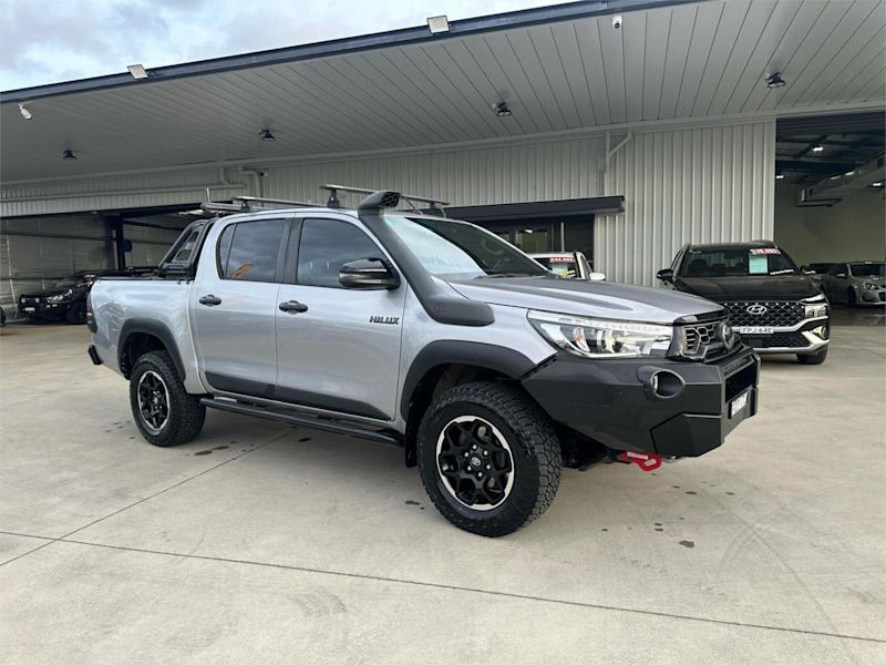 2019 Toyota Hilux GUN126R MY19 Upgrade Rugged X (4x4) Silver, Chrome 6 Speed Automatic62935680208641111