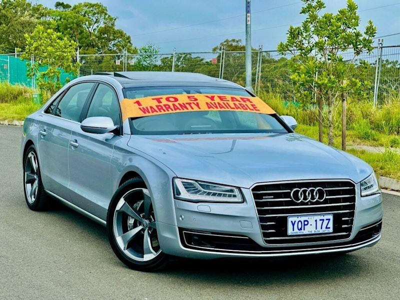 2015 Audi A8 4H MY15 3.0 TDI Quattro Silver, Chrome 8 Speed Automatic Tiptronic Sedan62882738516354114