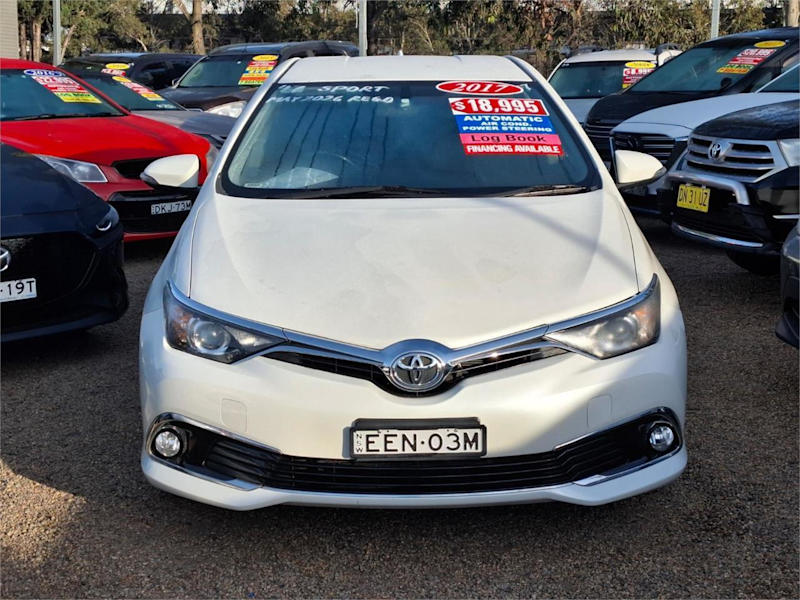 2017 Toyota Corolla ZRE182R Ascent Sport S-CVT White 7 Speed Constant Variable Hatchback62933713183873111