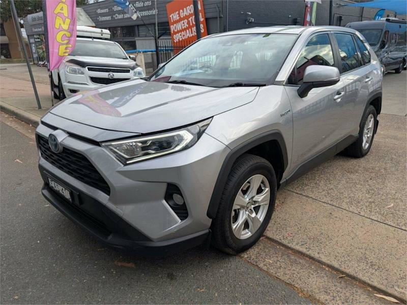 2019 Toyota RAV4 Axah54R GX (AWD) Hybrid NAV Silver, Chrome Continuous Variable Wagon62938582473601113