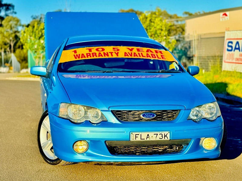 2005 Ford Falcon BA MkII XR6T Blue 4 Speed Auto Seq Sportshift Utility62882729848451111