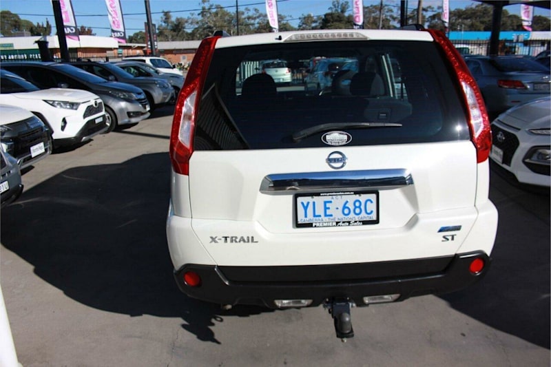 2012 Nissan X-Trail T31 MY11 ST (FWD) White Continuous Variable Wagon62939537811715113