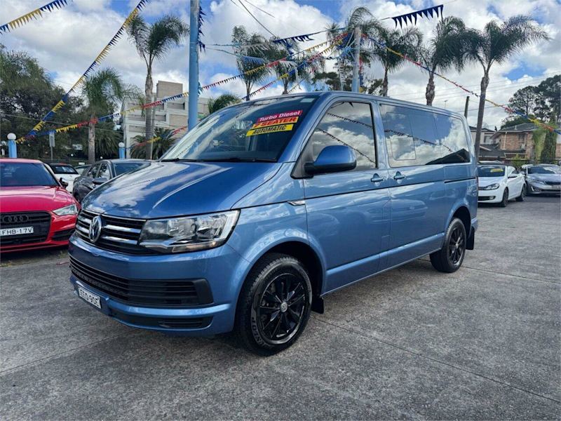 2019 Volkswagen Multivan T6 MY19 TDI340 SWB DSG Comfortline Blue 7 Speed629337088001301127