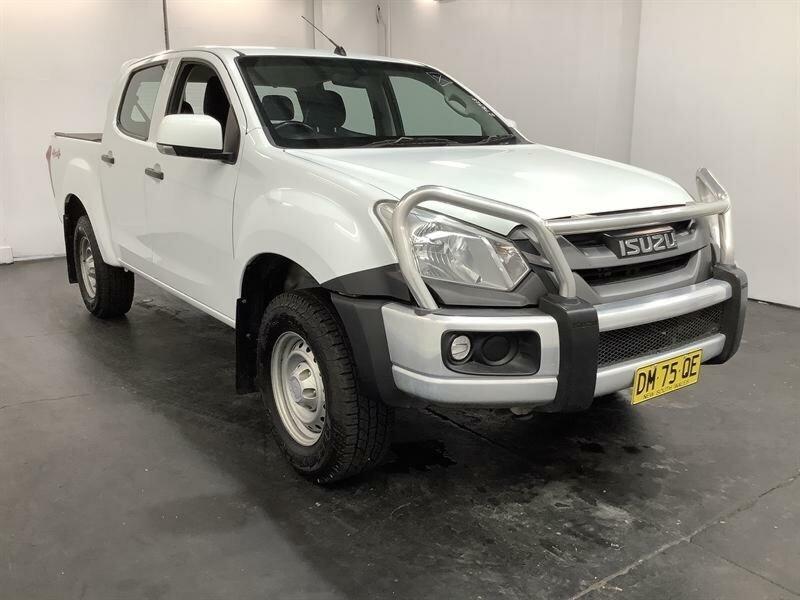 2019 Isuzu D-MAX TF MY19 SX (4x4) White 6 Speed Automatic Crew Cab Chassis62882773020417110