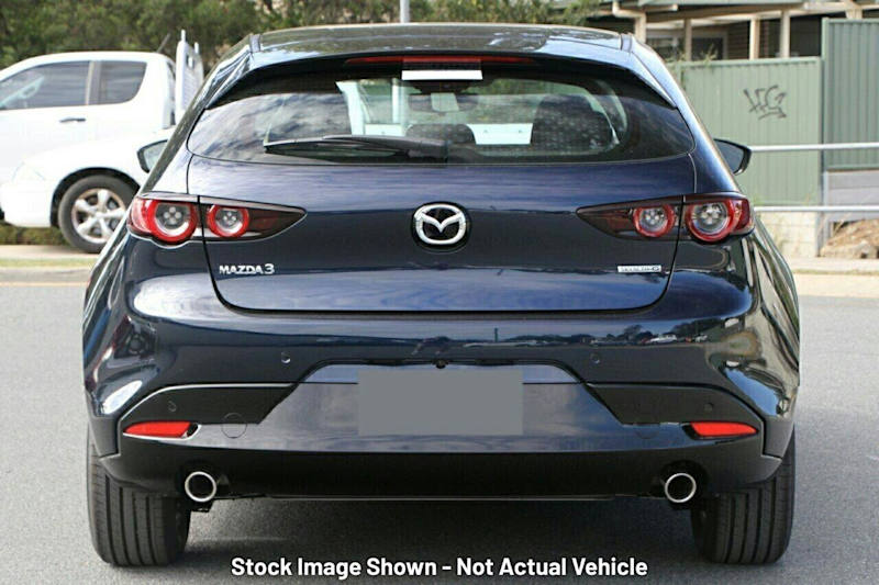 2025 Mazda 3 BP2H7A G20 SKYACTIV-Drive Pure Deep Crystal Blue 6 Speed Sports Automatic Hatchback62932712880129114