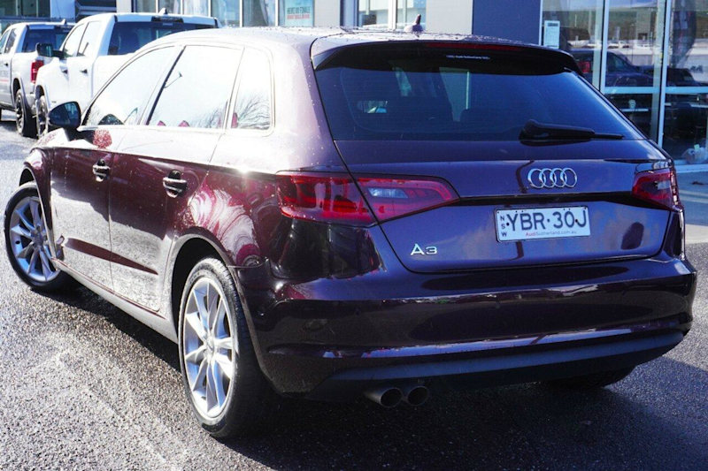2015 Audi A3 8V MY15 Attraction Sportback S Tronic Red 7 Speed Sports Automatic Dual Clutch62937623495171113