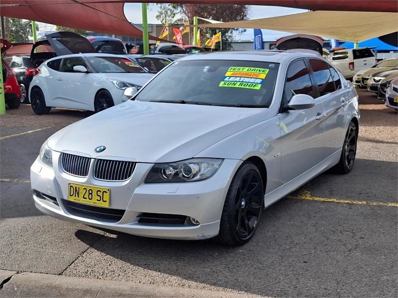 2008 BMW 3 Series E90 MY08 325i Steptronic Silver, Chrome 6 Speed Sports Automatic Sedan62882772523522112