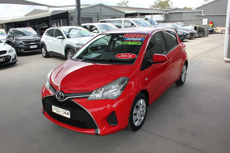2016 Toyota Yaris NCP130R MY15 Ascent Red 4 Speed Automatic Hatchback62937622534659112