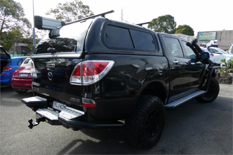 2011 Mazda BT-50 GT (4x4) Black 6 Speed Automatic Dual Cab Utility62934707964803112