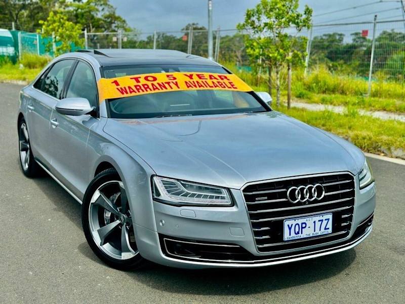 2015 Audi A8 4H MY15 3.0 TDI Quattro Silver, Chrome 8 Speed Automatic Tiptronic Sedan62882738516354110
