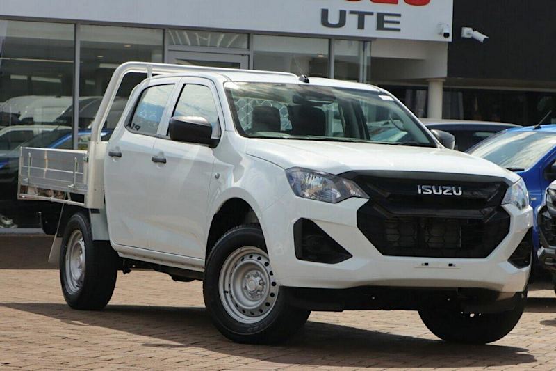 2025 Isuzu D-MAX RG MY24 SX Crew Cab Mineral White 6 Speed Sports Automatic Cab Chassis62882764373763110
