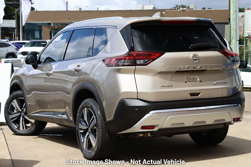 2025 Nissan X-Trail T33 MY25 Ti e-4ORCE e-POWER Champagne Silver 1 Speed Automatic Wagon Hybrid62933706024833112