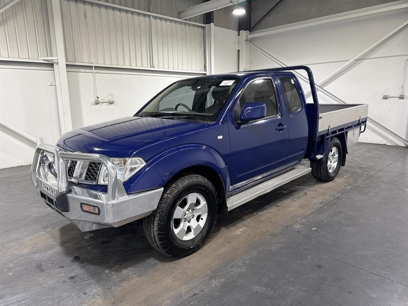 2008 Nissan Navara D40 ST-X (4x4) Blue 5 Speed Automatic King Cab Chassis62932714262401112