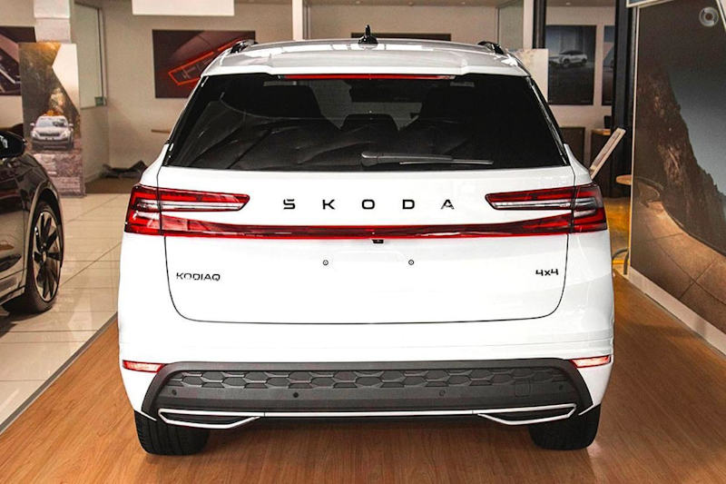 2025 Skoda Kodiaq PS MY25 140TSI DSG Sportline White 7 Speed Sports Automatic Dual Clutch Wagon62933712759554112