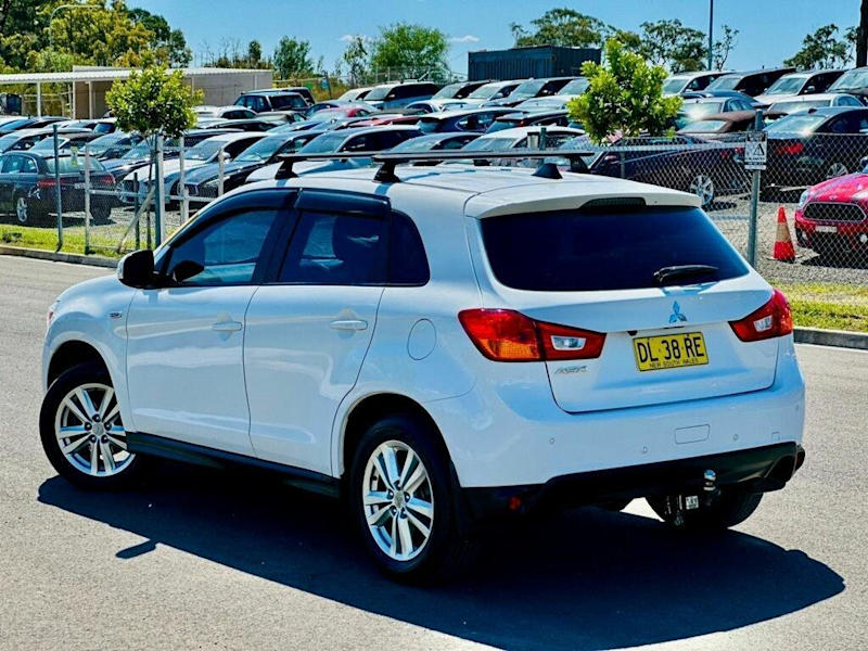2013 Mitsubishi ASX XB MY13 Aspire (2WD) White Continuous Variable Wagon62882773099266112