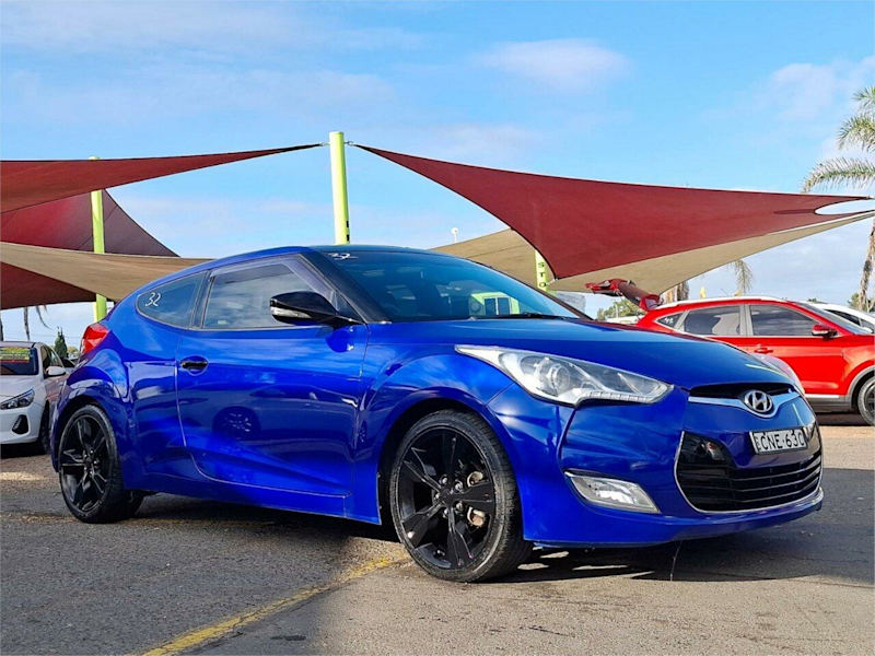 2013 Hyundai Veloster FS2 + Coupe D-CT Blue 6 Speed Sports Automatic Dual Clutch Hatchback62882731065218112