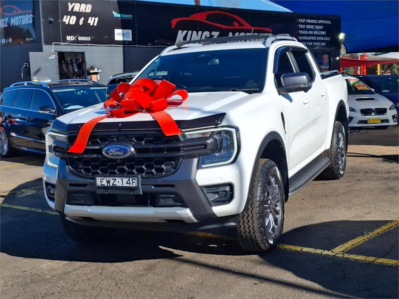 2022 Ford Ranger PY 2022MY Wildtrak FullTime 4WD DR White 10 Speed Sports Automatic Dual Cab62934706964994112