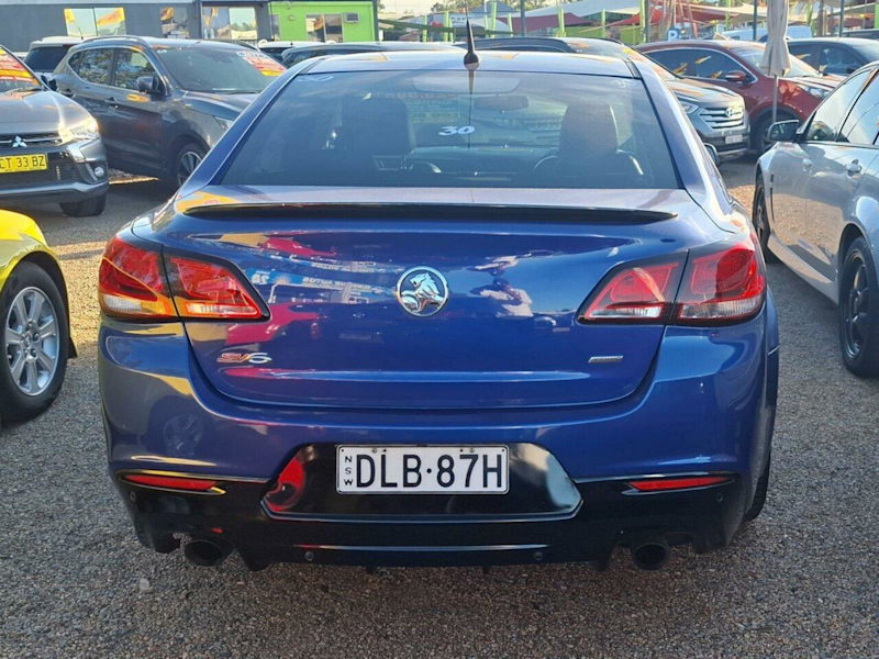 2016 Holden Commodore VF II MY16 SV6 Black Blue 6 Speed Sports Automatic Sedan62882770000514114