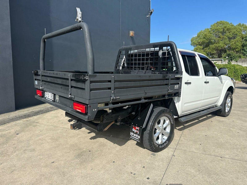 2012 Nissan Navara D40 S6 MY12 ST White 6 Speed Manual Utility62933706881411112