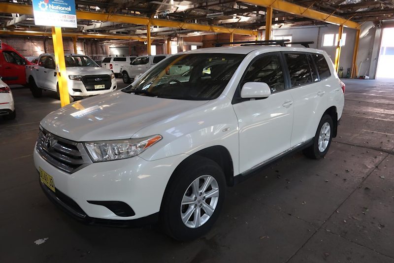 2013 Toyota Kluger GSU45R MY12 KX-R AWD White 5 Speed Sports Automatic Wagon62934700197121113
