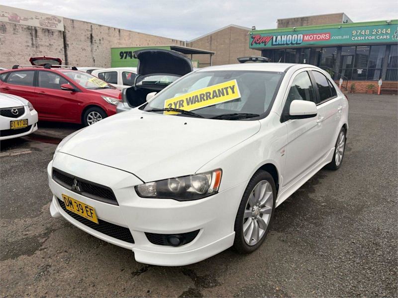 2008 Mitsubishi Lancer CJ MY09 VR-X Sportback White 6 Speed Constant Variable Hatchback62934696323970114