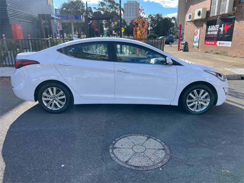 2014 Hyundai Elantra MD3 Elite White 6 Speed Sports Automatic Sedan62934695756675112