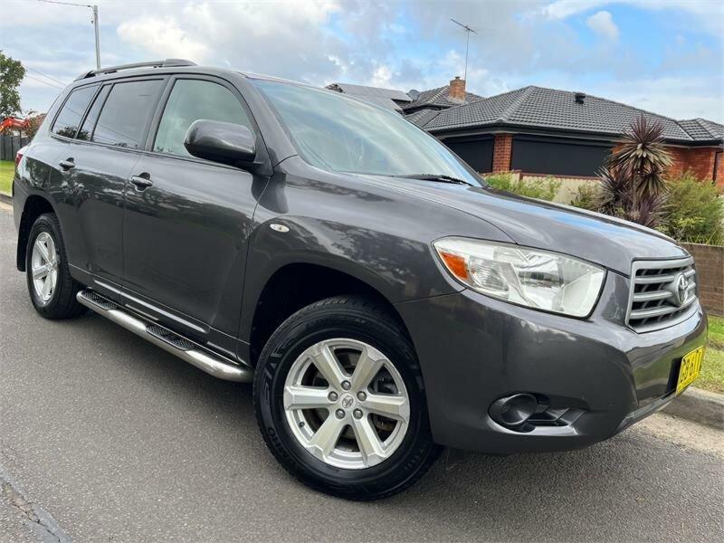 2008 Toyota Kluger GSU45R KX-R (4x4) 7 Seat Grey 5 Speed Automatic Wagon62936662010242113