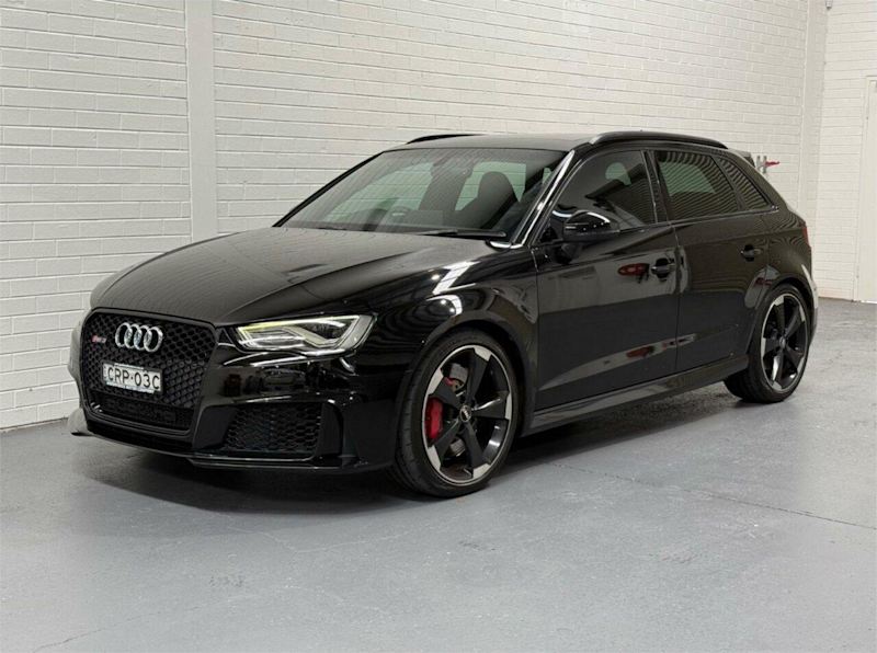 2016 Audi RS 3 8V MY17 Sportback Quattro Black 7 Speed Auto Dual Clutch Hatchback62933714091395112