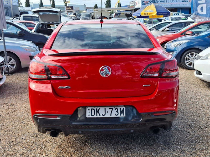 2016 Holden Commodore VF II MY16 SV6 Black Red 6 Speed Sports Automatic Sedan62882736180738114