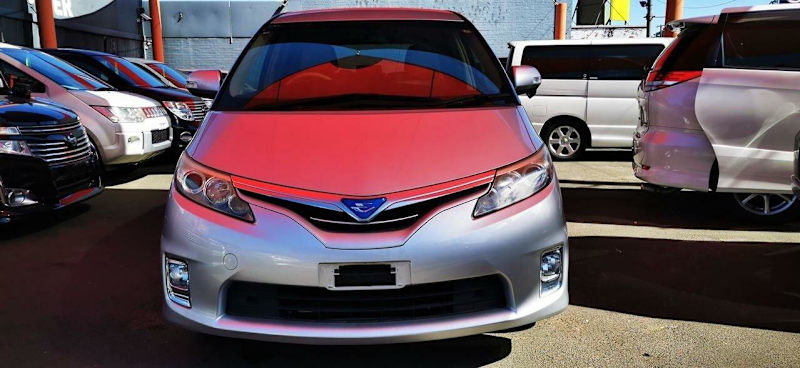 2012 Toyota Estima AHR20W X (hybrid) Silver Constant Variable People Mover62882737528961111