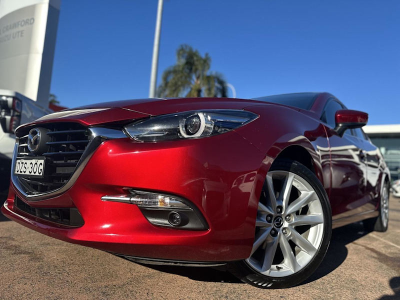 2018 Mazda 3 BN MY18 SP25 GT Red 6 Speed Automatic Sedan62882766523523111